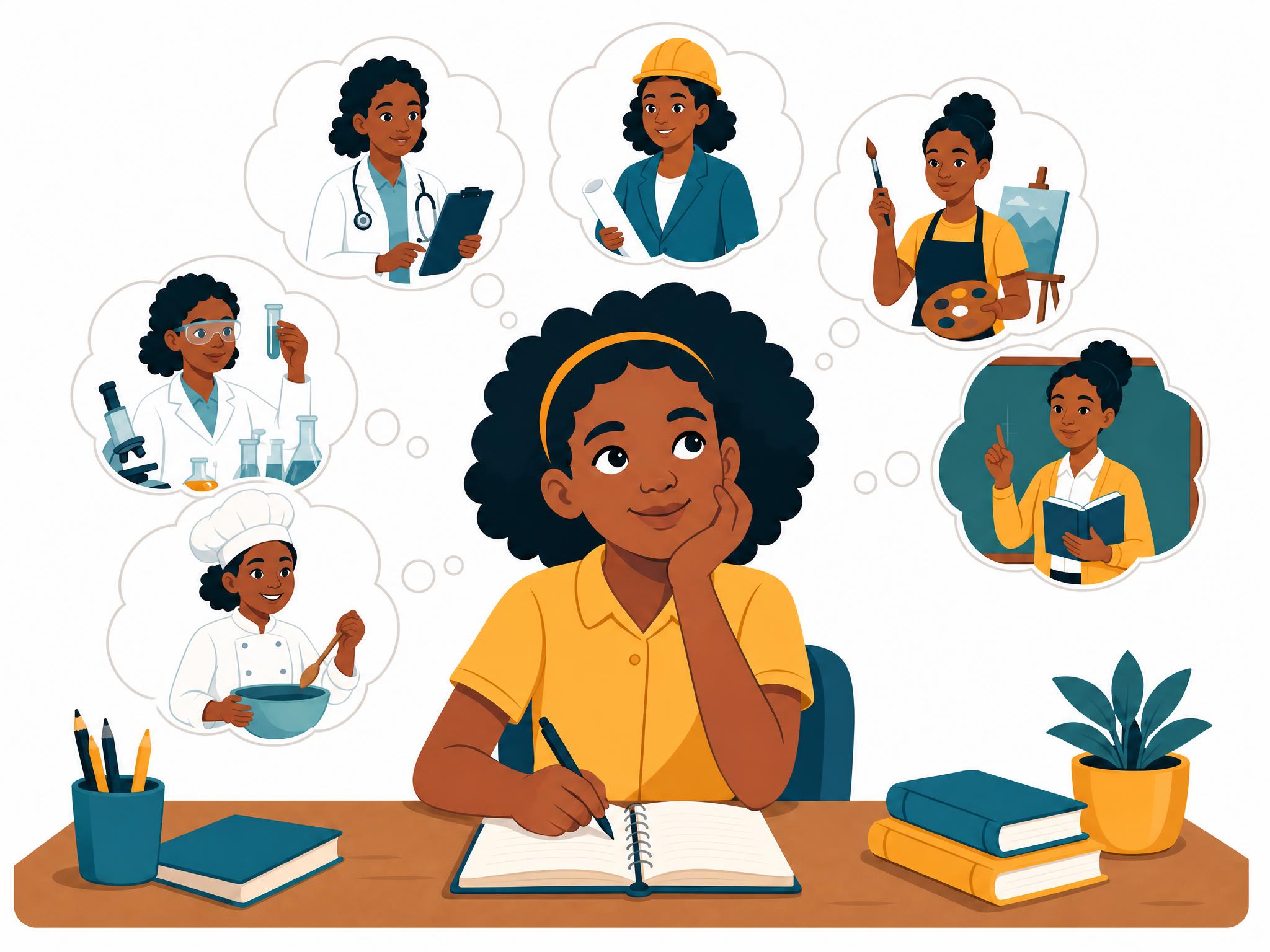 Students exploring their futures